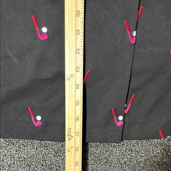 Lilly Pullitzer Black and Pink Golf Skort, Women’s 2 - Picture 6 of 12